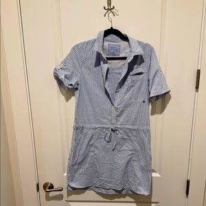 Vineyard Vines Blue and White Striped cover up